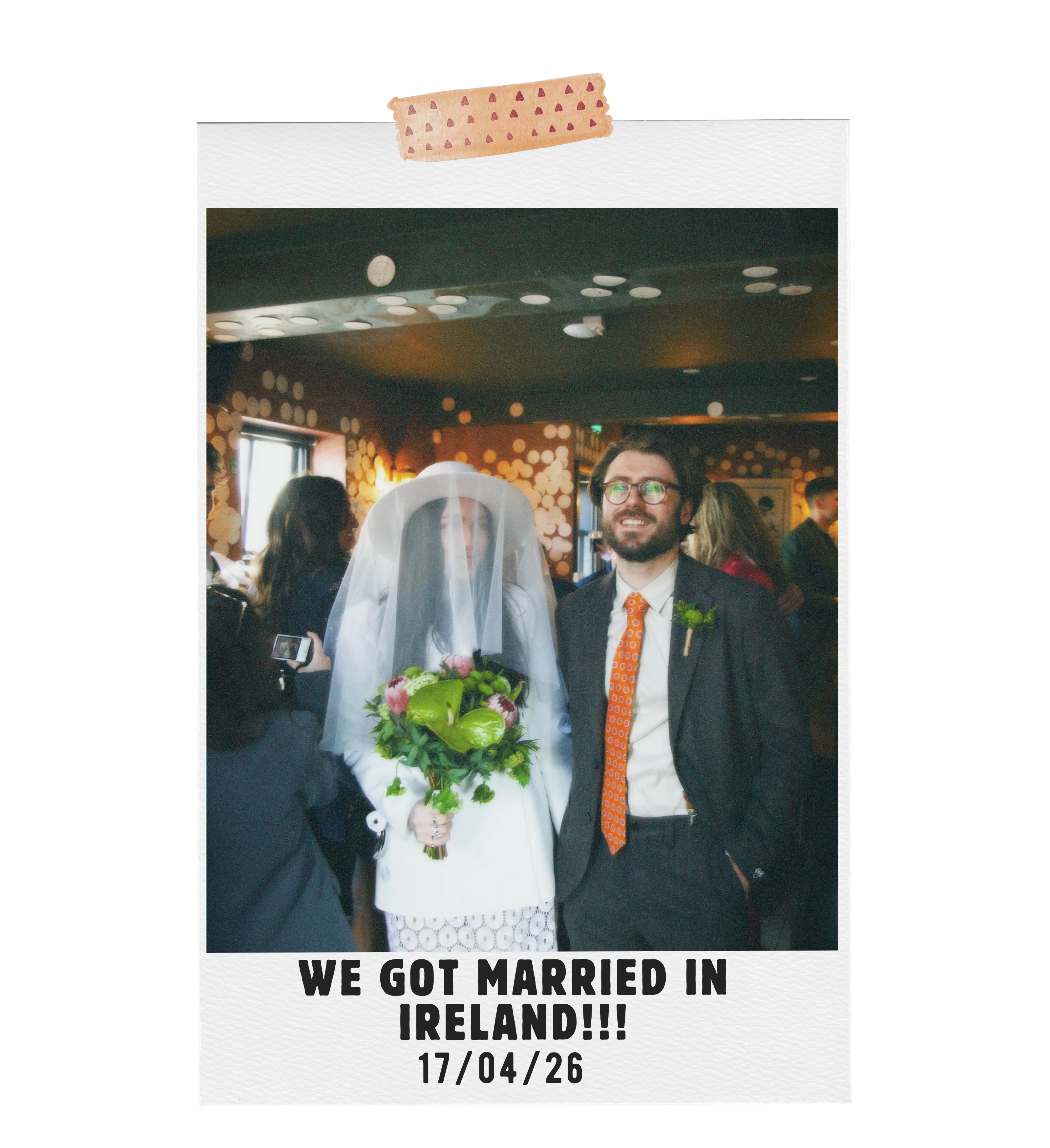 We got married in Ireland
